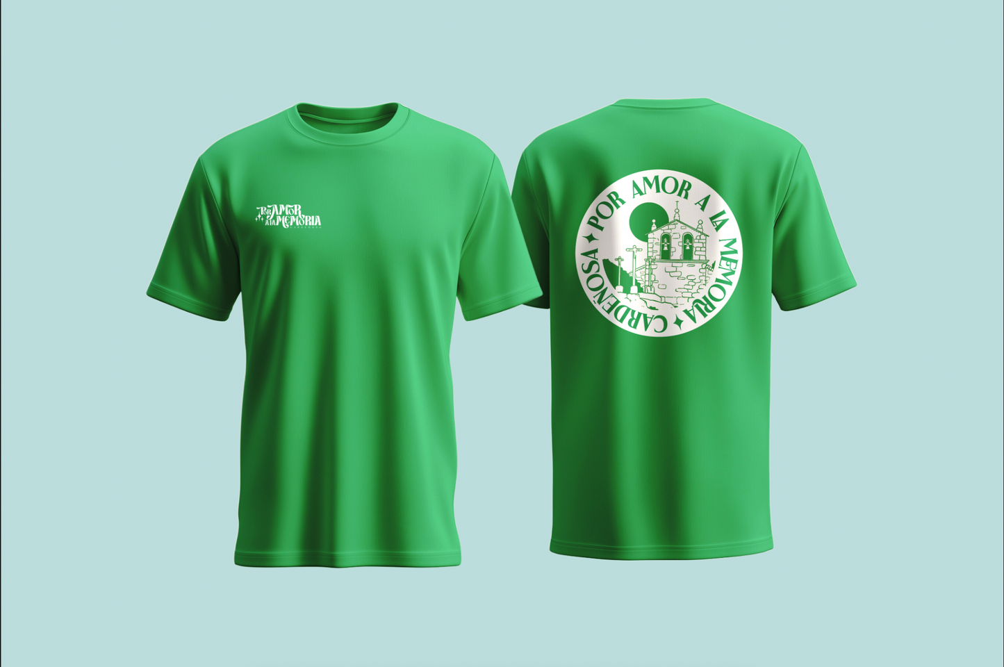 Camiseta Verde "Por Amor a la Memoria"