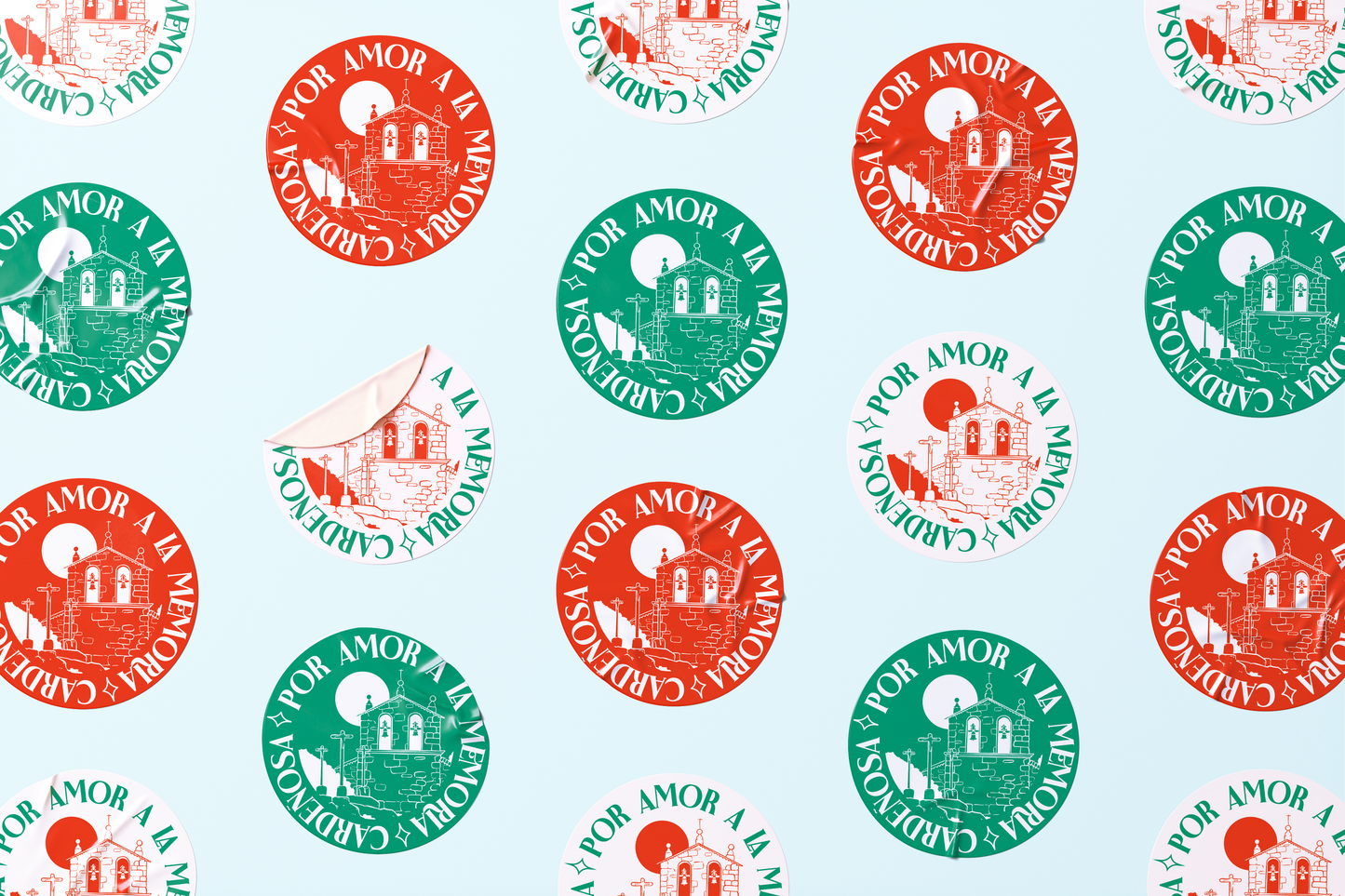 Pegatina "Por Amor a la Memoria"